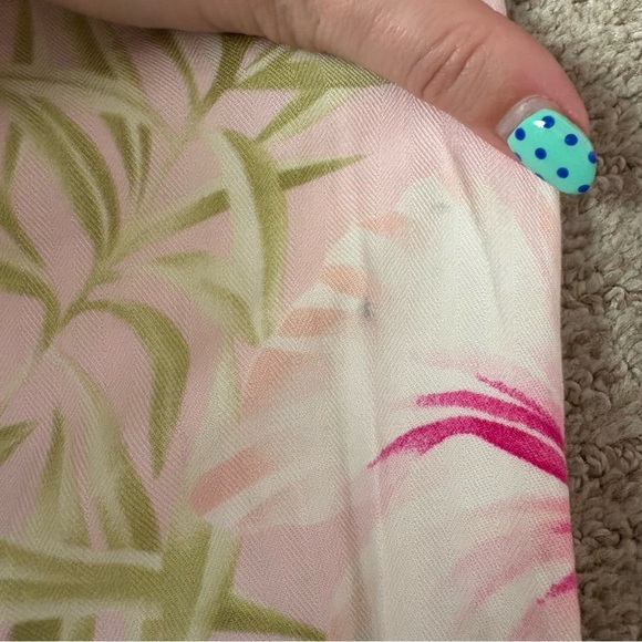 Vintage Island Winds Pink Tropical Button Up - Size Medium - Picture 5 of 5